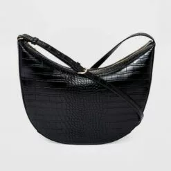 Oval Shoulder Handbag - A New Day™ Black/alligator Print 14 Oval Shoulder Handbag - A New Day™ Black/alligator Print -A New Day popular shop unnamed file 2143