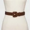 Women's Covered Buckle Belt with Flat Prong - A New Day™ Brown -A New Day popular shop unnamed file 216
