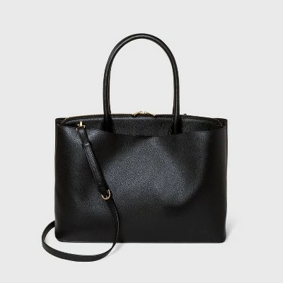 Work Tote Handbag - A New Day™ Black 8 Work Tote Handbag - A New Day™ Black - Image 6