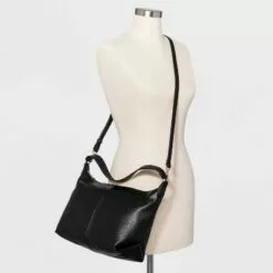 Zip Closure Square Crossbody Bag - A New Day™ Caramel