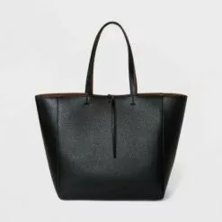 Reversible Tote Handbag - A New Day™ Black/brown -A New Day popular shop unnamed file 2253