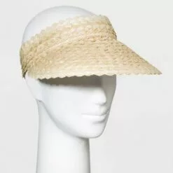 Women's Straw Visor Hat - A New Day™ Olive Green -A New Day popular shop unnamed file 2261