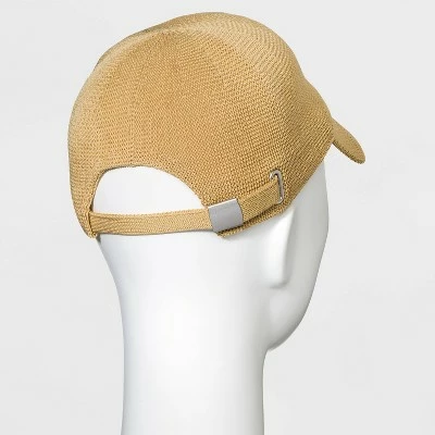 Women's Woven Baseball Hat - A New Day™ Natural 3 Women's Woven Baseball Hat - A New Day™ Natural