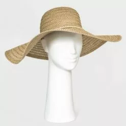 Women's Wide Brim Straw Hat - A New Day™ Black -A New Day popular shop unnamed file 2290