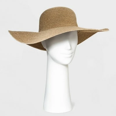 Women's Wide Brim Straw Hat - A New Day™ Natural/brown 6 Women's Wide Brim Straw Hat - A New Day™ Natural/brown - Image 4