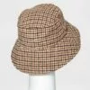 Women's Plaid Felt Bucket Hat - A New Day™ Brown -A New Day popular shop unnamed file 2306