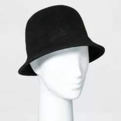 Women's Felt Cloche Hat - A New Day™ Black -A New Day popular shop unnamed file 2310