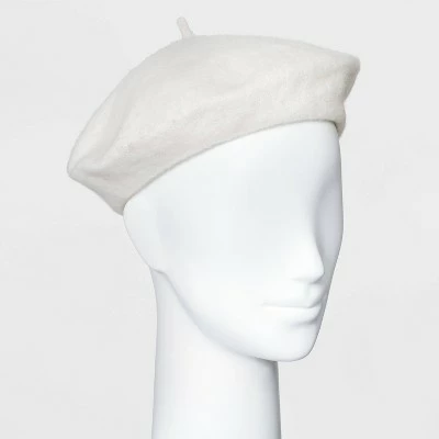 Women's Felt Beret Hat - A New Day™ Yellow 9 Women's Felt Beret Hat - A New Day™ Yellow - Image 7