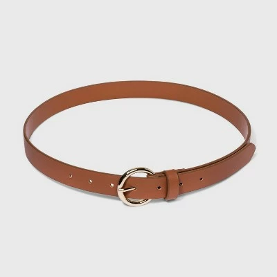 Women's Round Buckle Belt - A New Day™ Papaya 7 Women's Round Buckle Belt - A New Day™ Papaya - Image 5