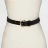 Women's Round Buckle Belt - A New Day™ Black 1 Women's Round Buckle Belt - A New Day™ Black -A New Day popular shop unnamed file 239
