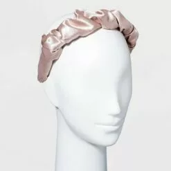 Satin Puff Scrunch Headband - A New Day™ Tan -A New Day popular shop unnamed file 2400