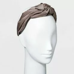 Satin Puffy Knot Headband - A New Day™ Taupe -A New Day popular shop unnamed file 2405