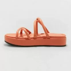 Women's Dory Platform Heels - A New Day™ Apricot Orange
