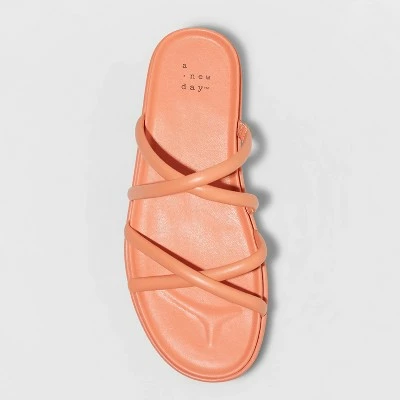 Women's Dory Platform Heels - A New Day™ Apricot Orange 4 Women's Dory Platform Heels - A New Day™ Apricot Orange - Image 2