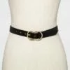 Women's Double Buckle Belt - A New Day™ Black 2 Women's Double Buckle Belt - A New Day™ Black -A New Day popular shop unnamed file 253