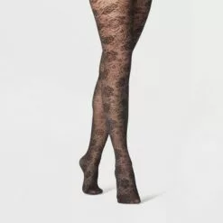 Women's Rose Garden Tights - A New Day™ Black -A New Day popular shop unnamed file 2584