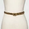 Women's Leopard Print Gold Square Buckle Belt - A New Day™ -A New Day popular shop unnamed file 260