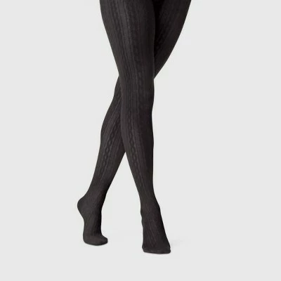 Women's Cable Sweater Tights - A New Day™ Oatmeal Heather 5 Women's Cable Sweater Tights - A New Day™ Oatmeal Heather - Image 3