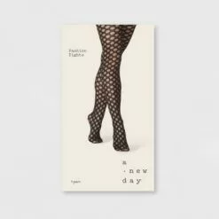 Women's Sheer Reverse Dot Tights - A New Dayâ„¢ Black