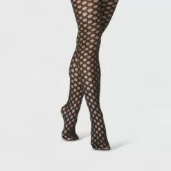 Women's Sheer Reverse Dot Tights - A New Day™ Black -A New Day popular shop unnamed file 2637