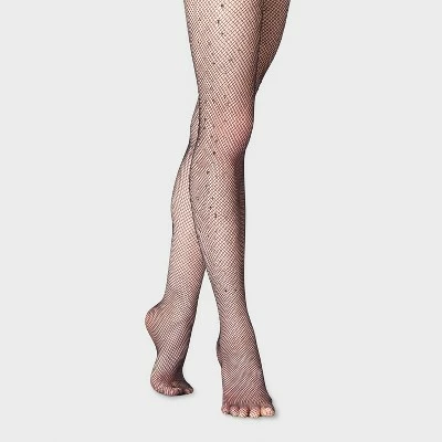 Women's Jewel Fishnet Tights - A New Day™ Black 4 Women's Jewel Fishnet Tights - A New Day™ Black - Image 2