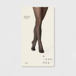 Women's Tile Pattern Tights - A New Dayâ„¢ Black