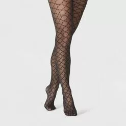 Women's Tile Pattern Tights - A New Day™ Black 10 Women's Tile Pattern Tights - A New Day™ Black -A New Day popular shop unnamed file 2676