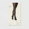 Women's Zebra Mesh Tights - A New Day™ Black