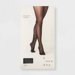 Women's Sheer Rib Tights - A New Dayâ„¢ Black