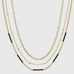 Beaded Chain Necklace Set 3pc - A New Day™ Rust -A New Day popular shop unnamed file 2849