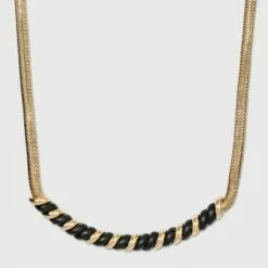 Snake Chain Necklace - A New Day™ Black -A New Day popular shop unnamed file 2862