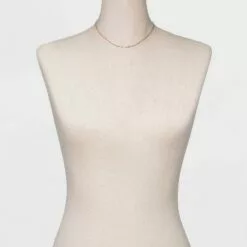 14K Gold Plated 16" Paperlink Chain Necklace - A New Day™