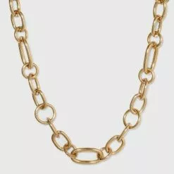 Multi Link Chain Necklace - A New Day™ Gold -A New Day popular shop unnamed file 2885