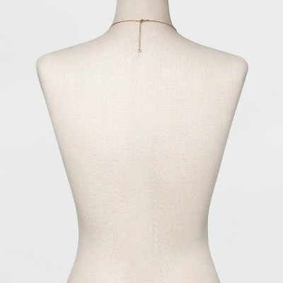 14K Gold Plated Herringbone Chain Necklace - A New Day™ 4 14K Gold Plated Herringbone Chain Necklace - A New Day™ - Image 2