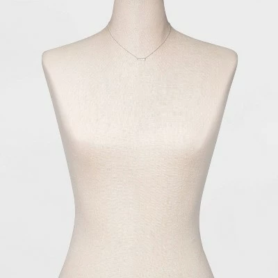 Sterling Silver Cubic Zirconia Open Link Necklace - A New Day™ 3 Sterling Silver Cubic Zirconia Open Link Necklace - A New Day™