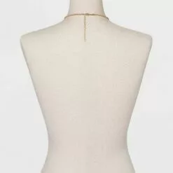 Crystal Rhinestone Chain Necklace - A New Day™ Gold 6 Crystal Rhinestone Chain Necklace - A New Day™ Gold -A New Day popular shop unnamed file 2916