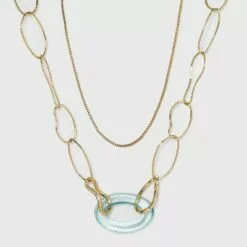 Layered Link Chain Necklace - A New Day™ Gold -A New Day popular shop unnamed file 2938