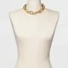 Chunky Oval Open Chain Necklace - A New Day™ Gold -A New Day popular shop unnamed file 2939