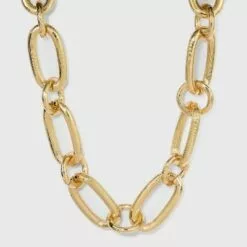 Chunky Oval Open Chain Necklace - A New Day™ Gold 7 Chunky Oval Open Chain Necklace - A New Day™ Gold -A New Day popular shop unnamed file 2941