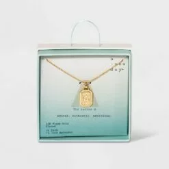 Silver Plated Initial Tag Pendant Necklace - A New Day™ Gold 38 Silver Plated Initial Tag Pendant Necklace - A New Day™ Gold -A New Day popular shop unnamed file 2982