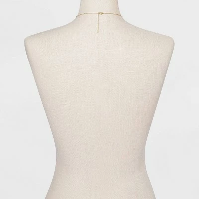 Silver Plated Initial Tag Pendant Necklace - A New Day™ Gold 10 Silver Plated Initial Tag Pendant Necklace - A New Day™ Gold - Image 8