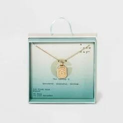 Silver Plated Initial Tag Pendant Necklace - A New Day™ Gold 44 Silver Plated Initial Tag Pendant Necklace - A New Day™ Gold -A New Day popular shop unnamed file 2988