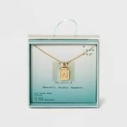 Silver Plated Initial Tag Pendant Necklace - A New Day™ Gold 50 Silver Plated Initial Tag Pendant Necklace - A New Day™ Gold -A New Day popular shop unnamed file 2994