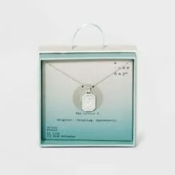 Silver Plated Initial Tag Pendant Necklace - A New Day™ -A New Day popular shop unnamed file 3027