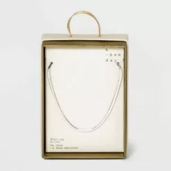 Sterling Silver Herringbone Chain Necklace - A New Day™ -A New Day popular shop unnamed file 3112
