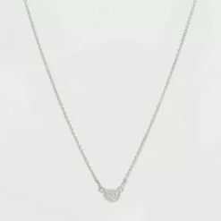 Bezel Gem Necklace - A New Day™ Gold 13 Bezel Gem Necklace - A New Day™ Gold -A New Day popular shop unnamed file 3118