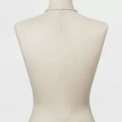 Twisted Chain Short Necklace - A New Day™ Silver 6 Twisted Chain Short Necklace - A New Day™ Silver -A New Day popular shop unnamed file 3153