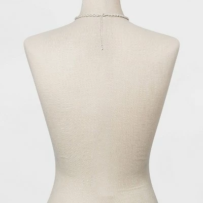 Twisted Chain Short Necklace - A New Day™ Silver 4 Twisted Chain Short Necklace - A New Day™ Silver - Image 2