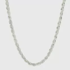 Twisted Chain Short Necklace - A New Day™ Silver 7 Twisted Chain Short Necklace - A New Day™ Silver -A New Day popular shop unnamed file 3154