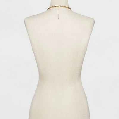 Gold Curb Chain Necklace - A New Day™ Gold 4 Gold Curb Chain Necklace - A New Day™ Gold - Image 2